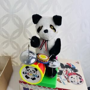 Hsiang-Shan‎ Toys Mambo Beating Drum Panda Bear Non Working
